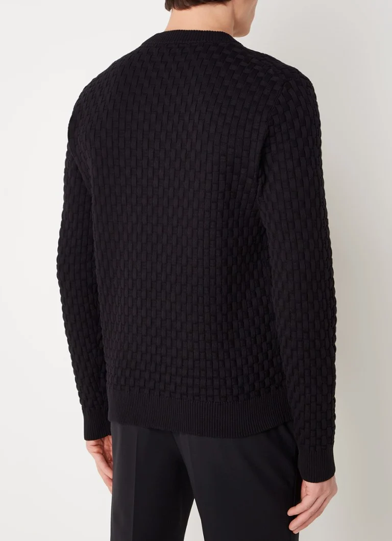 HUGO BOSS Stubon regular fit chunky knit sweater