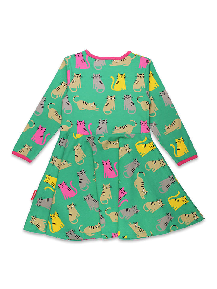 Toby Tiger Kleid in Grün/ Bunt günstig kaufen