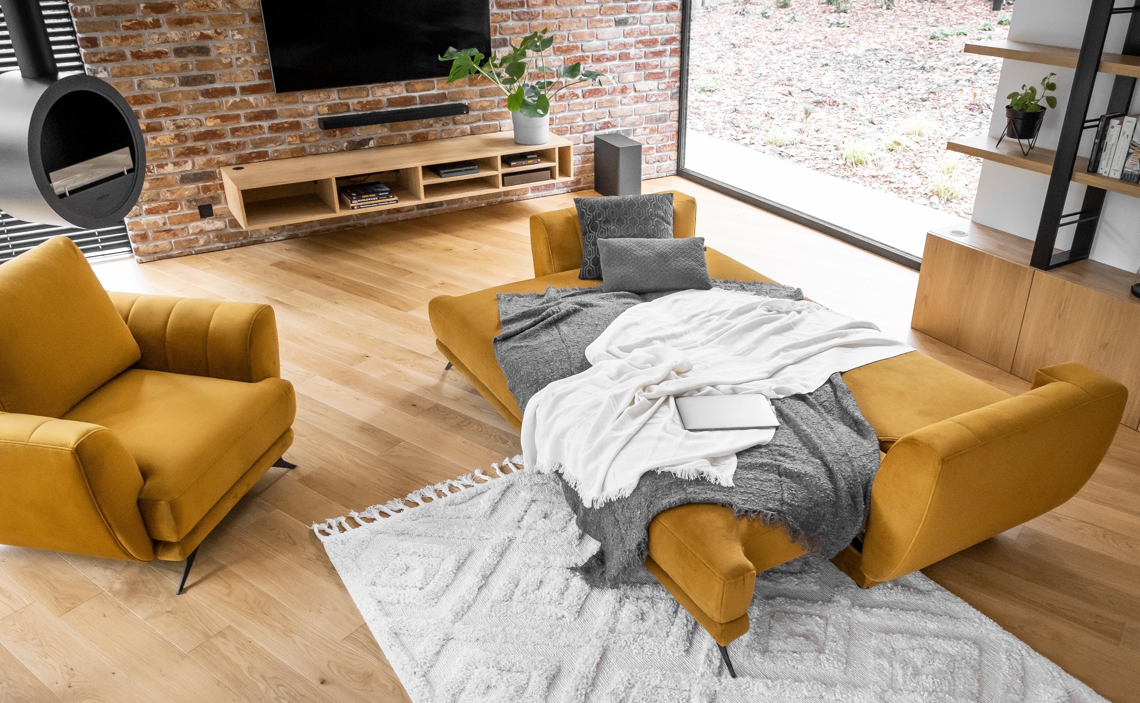 Best for Home 3-Sitzer Megis Soft, mit Schlaffunktion