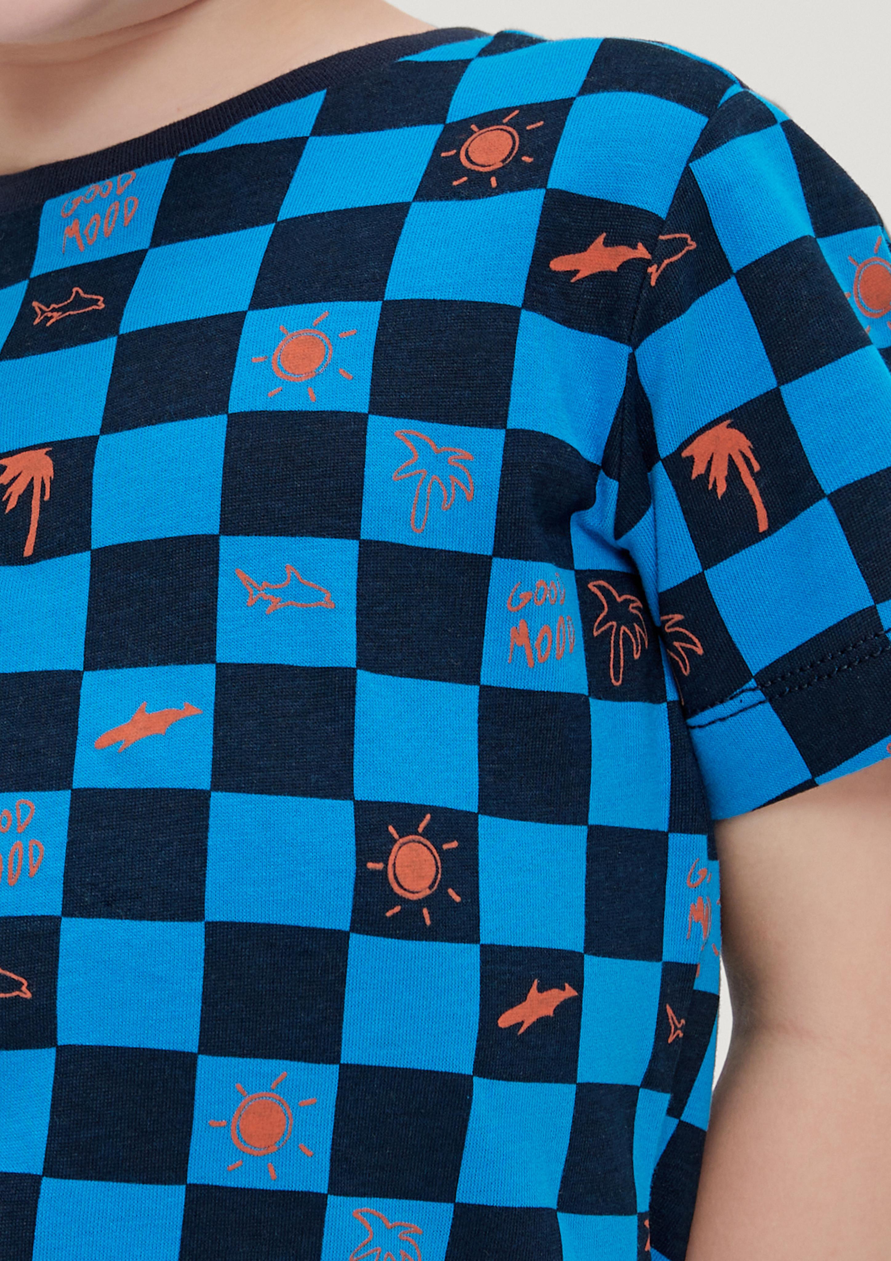 T-Shirt mit Karo-Muster  2130693-59A0