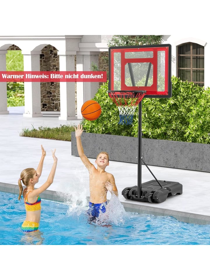 COSTWAY Basketballständer 115-135cm in Rot günstig kaufen onesize