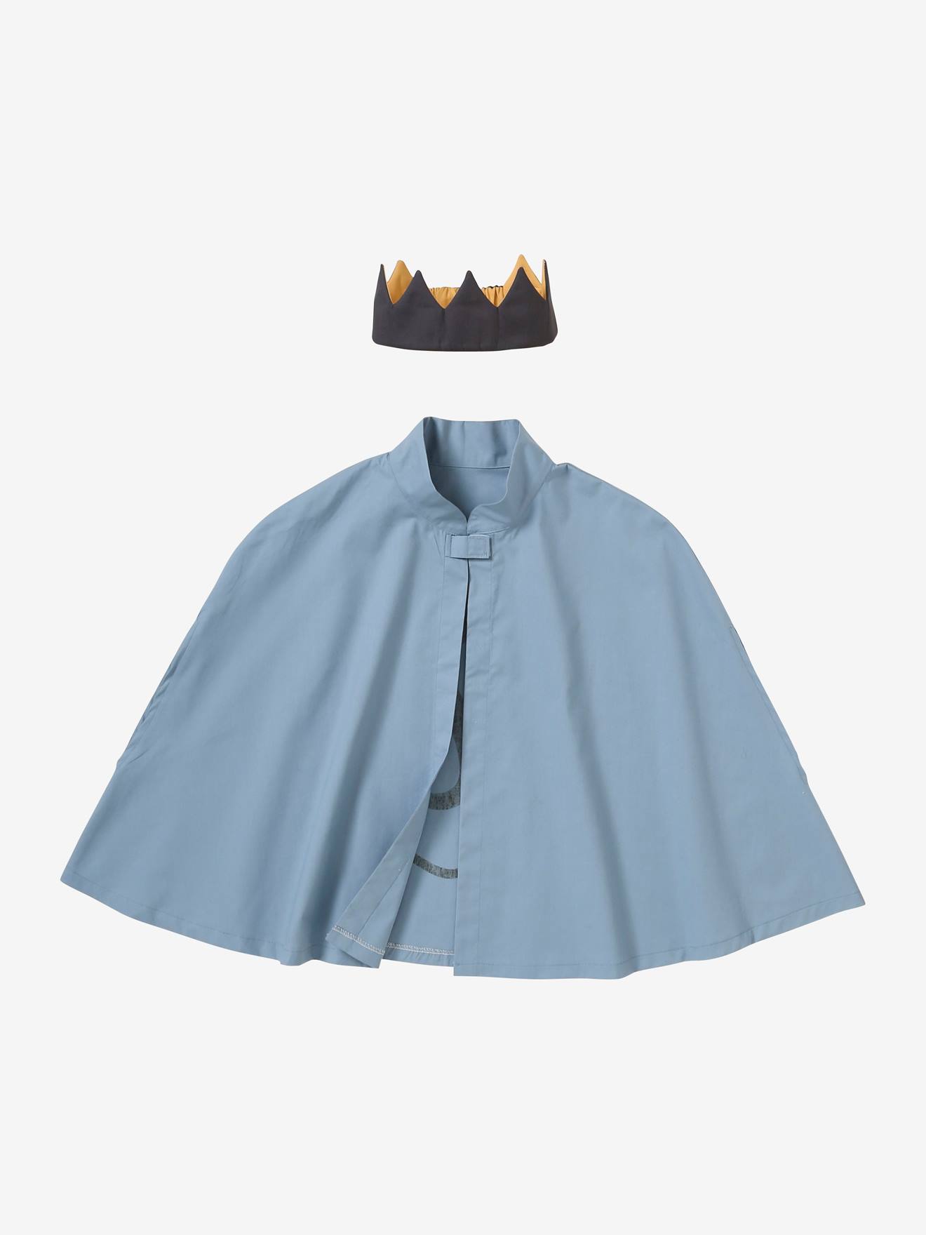 Vertbaudet Ritter-Kostüm: Umhang und Krone - blau