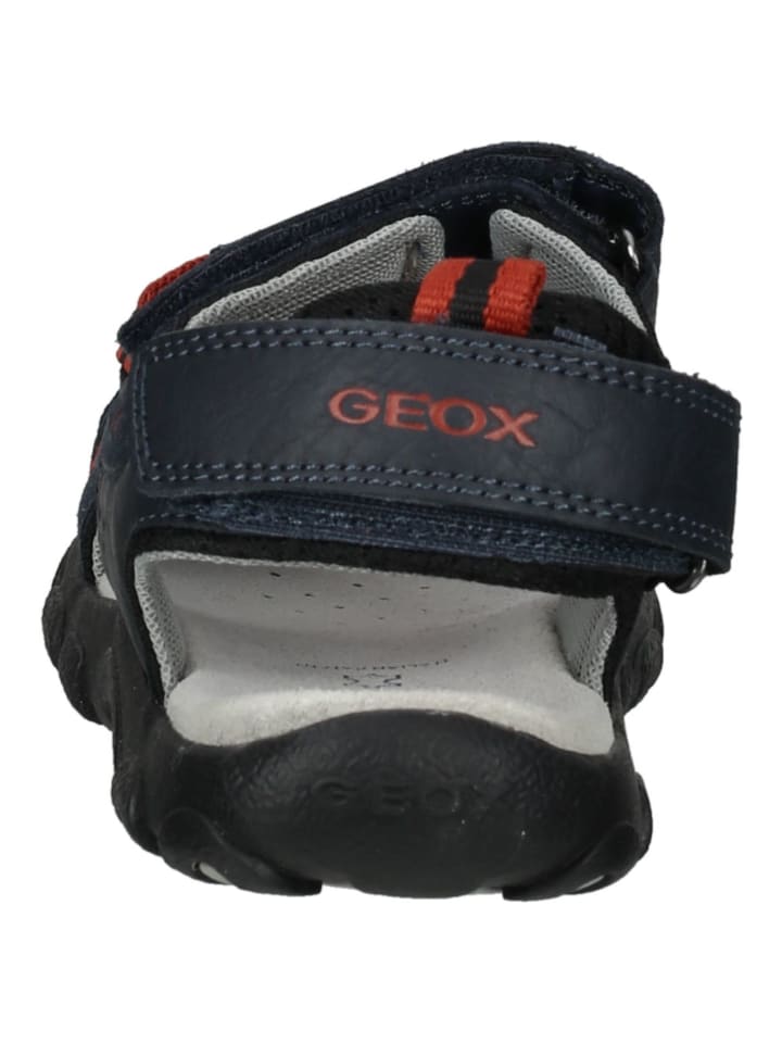 Geox Sandalen in Navy/Rot günstig kaufen