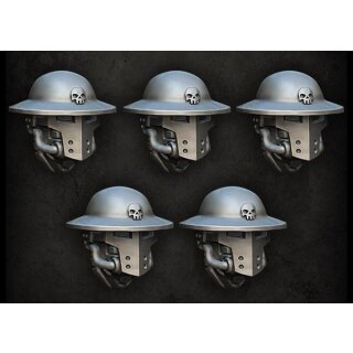 Trench Knight heads (5)