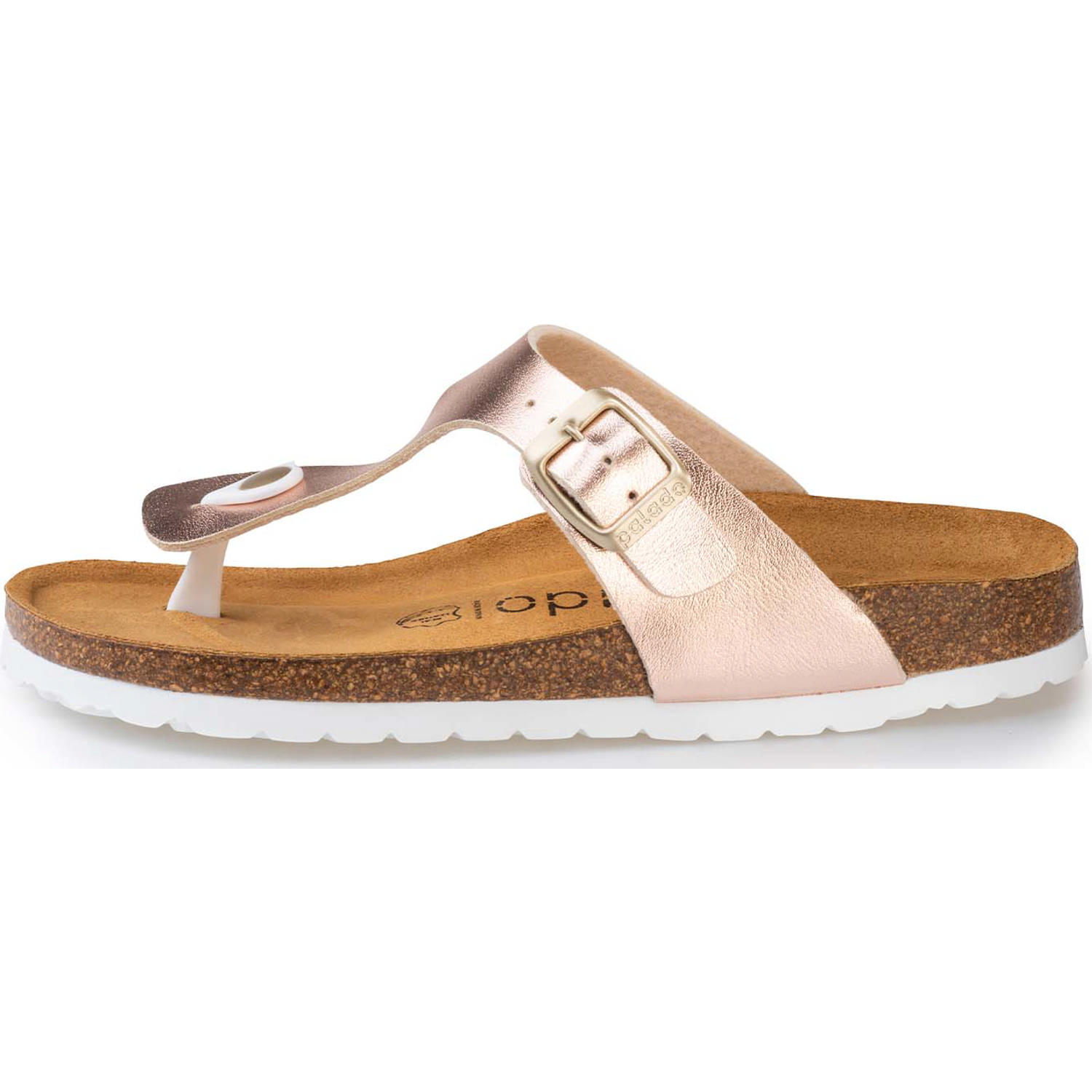 Palado Kos Metallic, Zehentrenner, Damen, Rosegold