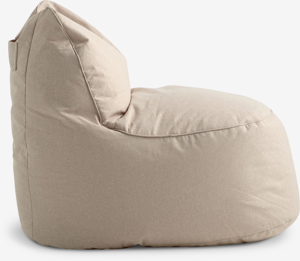BANDHOLM Beanbag Stol BANDHOLM 75x100x90 beige stoff