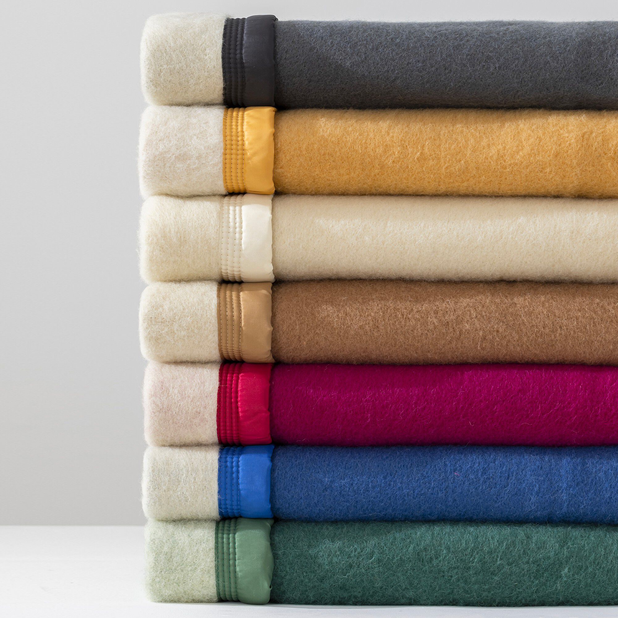 Couverture bicolore laine 600g/m2
