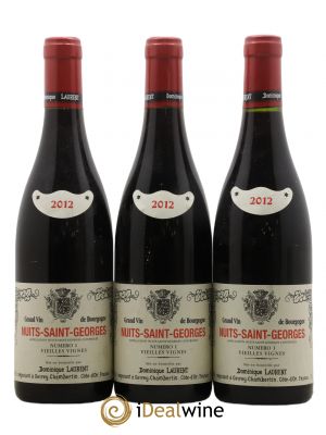 Nuits Saint-Georges Dominique Laurent Numero 1 2012 - Lot de 3 Bouteilles