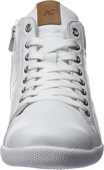 ESGANO Stiefeletten weiss