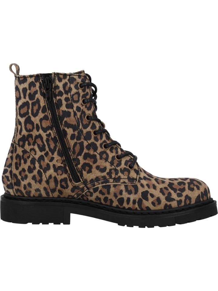 palado Schnürstiefeletten in Leopard günstig kaufen