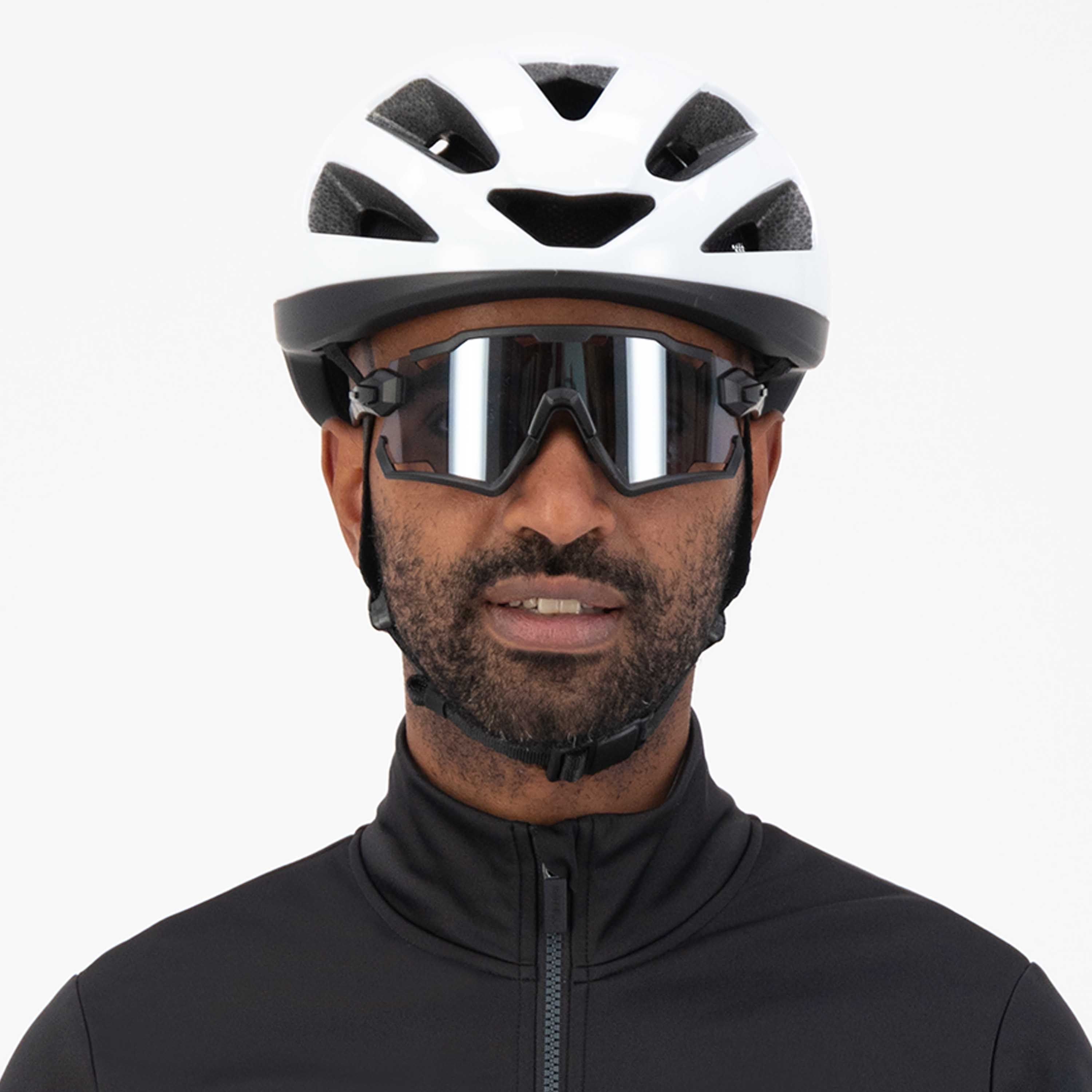 Rogelli Puncta White Fahrradhelm