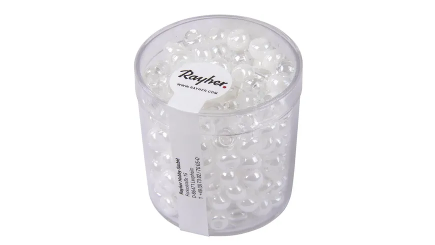 Rayher Glas-Großlochradl, 5,4mm ø 55 g