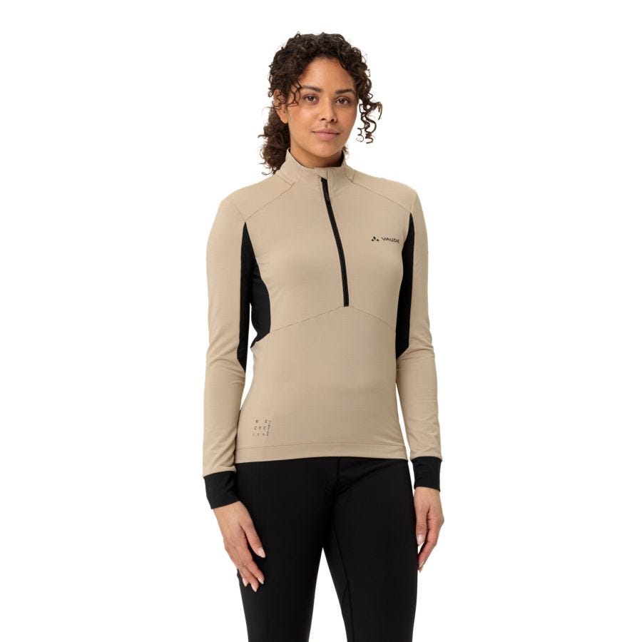 Kuro Fahrrad Half Zip Langarmshirt Damen
