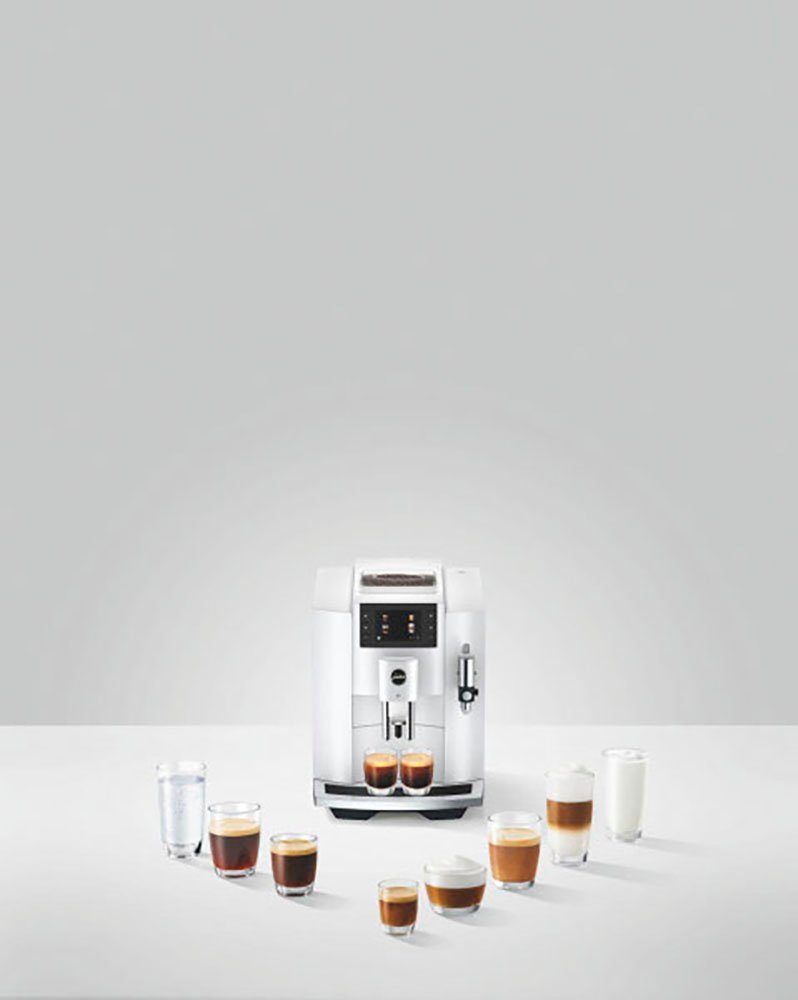 JURA Kaffeevollautomat 15585 E8 Piano White (EC)