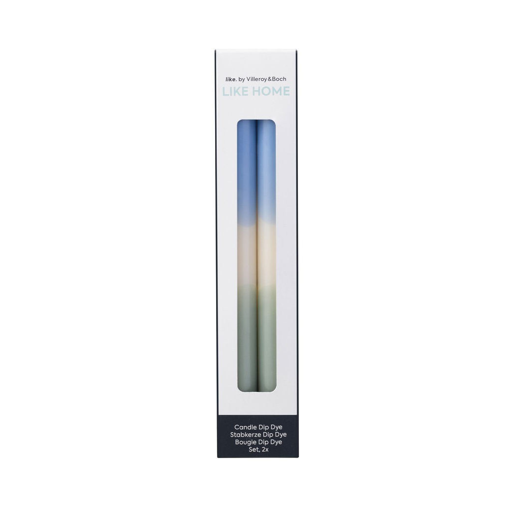 Stabkerze dip dye ice. sage 2 Stk. Like Home