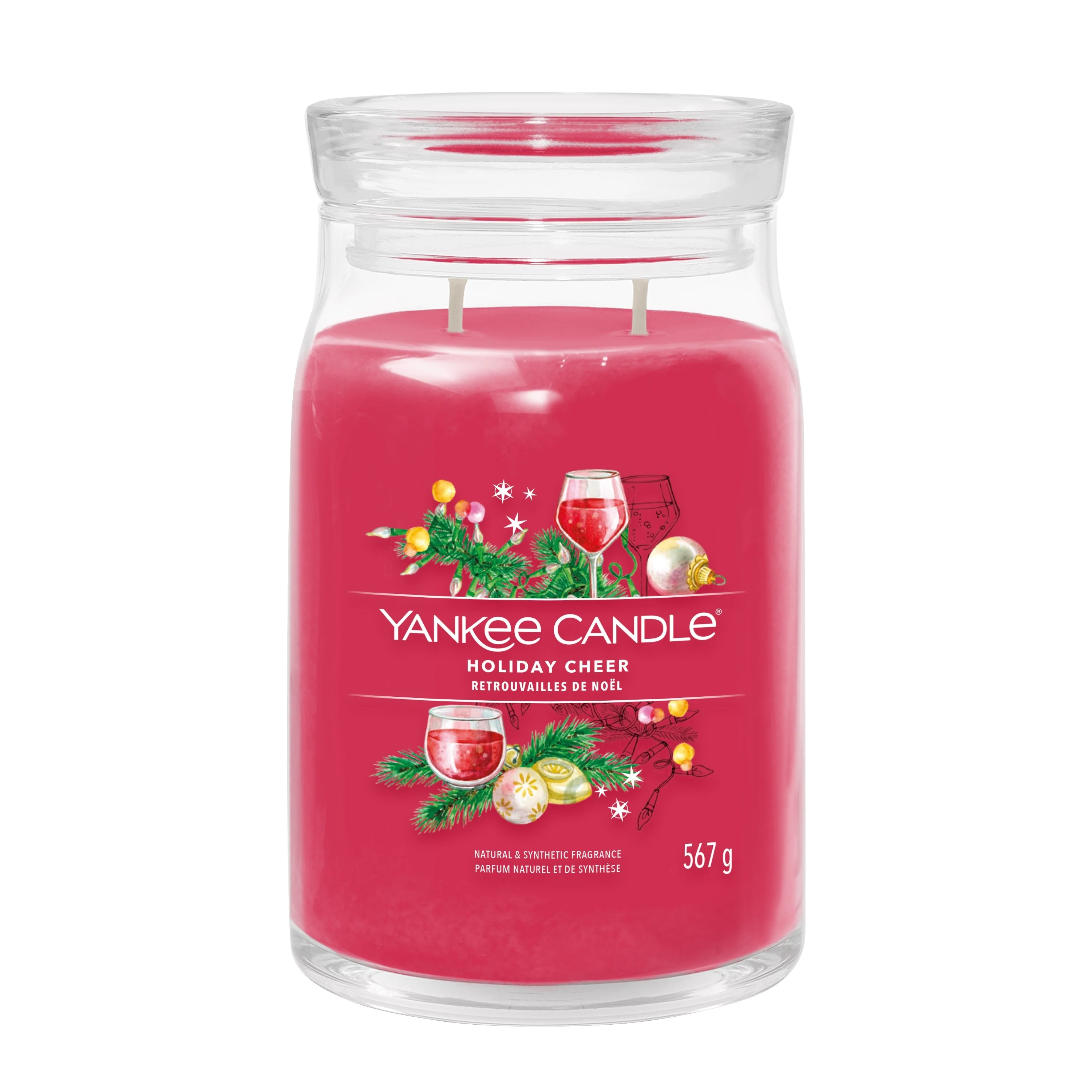 Velas aromáticas Signature Jar Candles Holiday Cheer - Candela Profumata