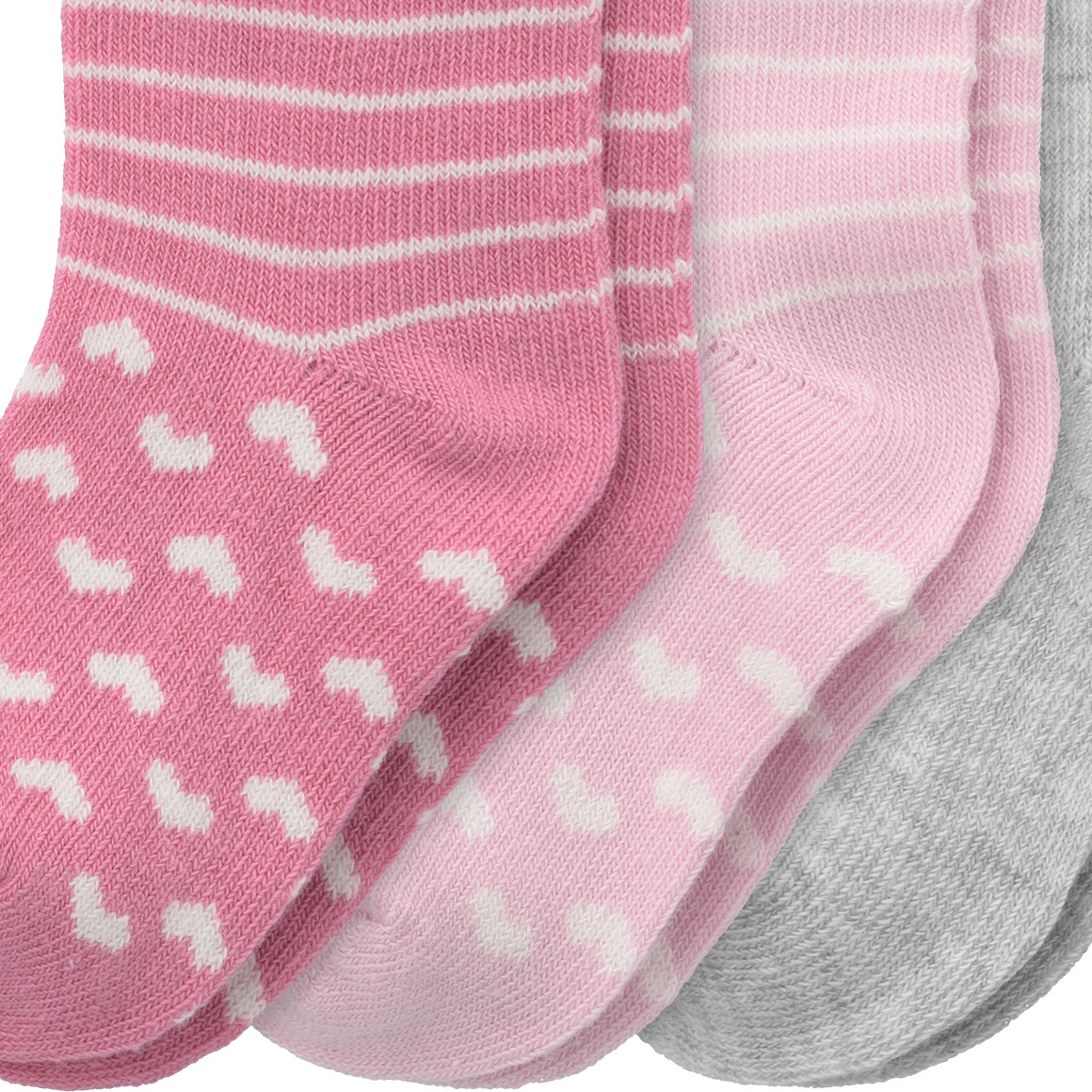 3 Paar Baby Socken mit Bio-Baumwolle