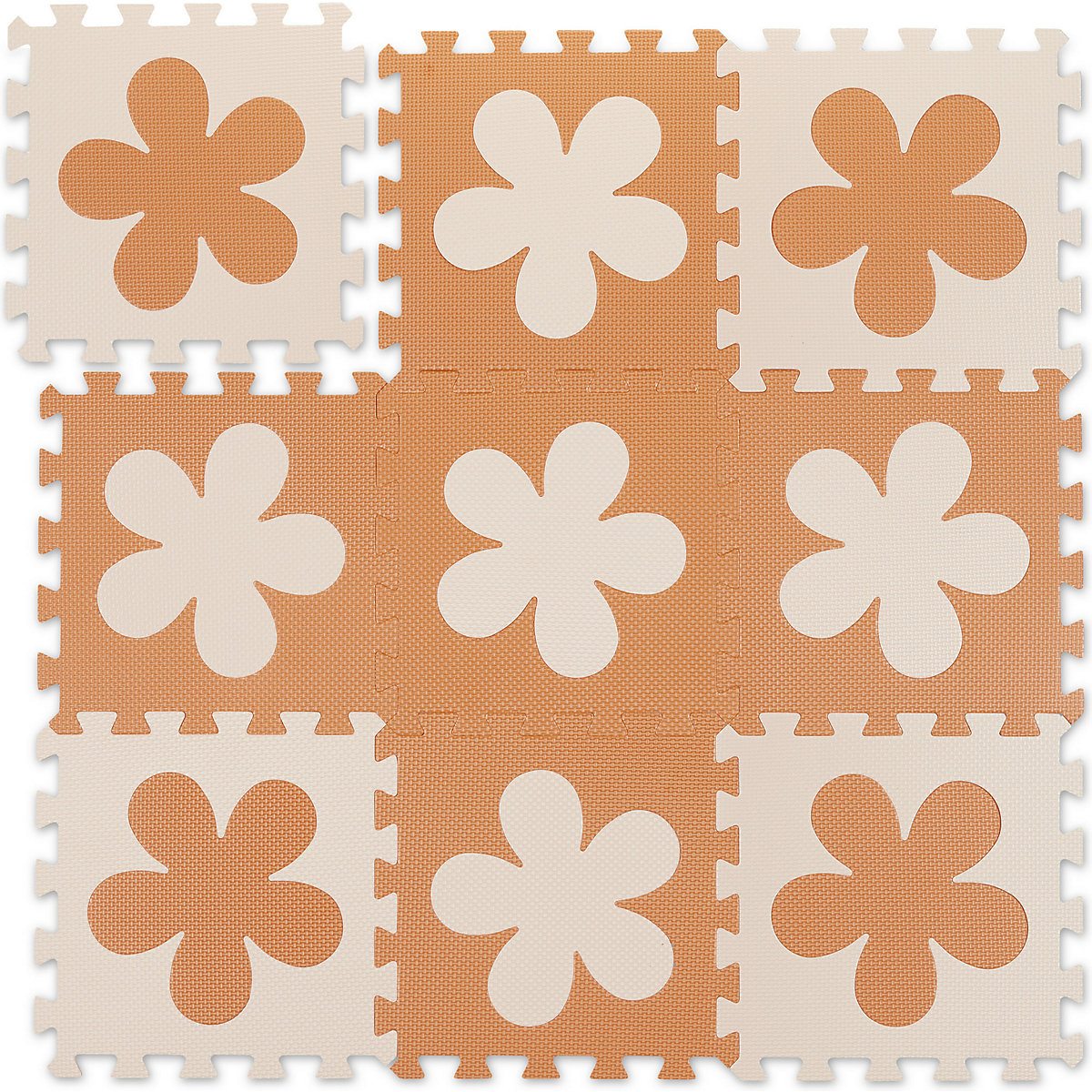 Puzzlematte Blumenmuster