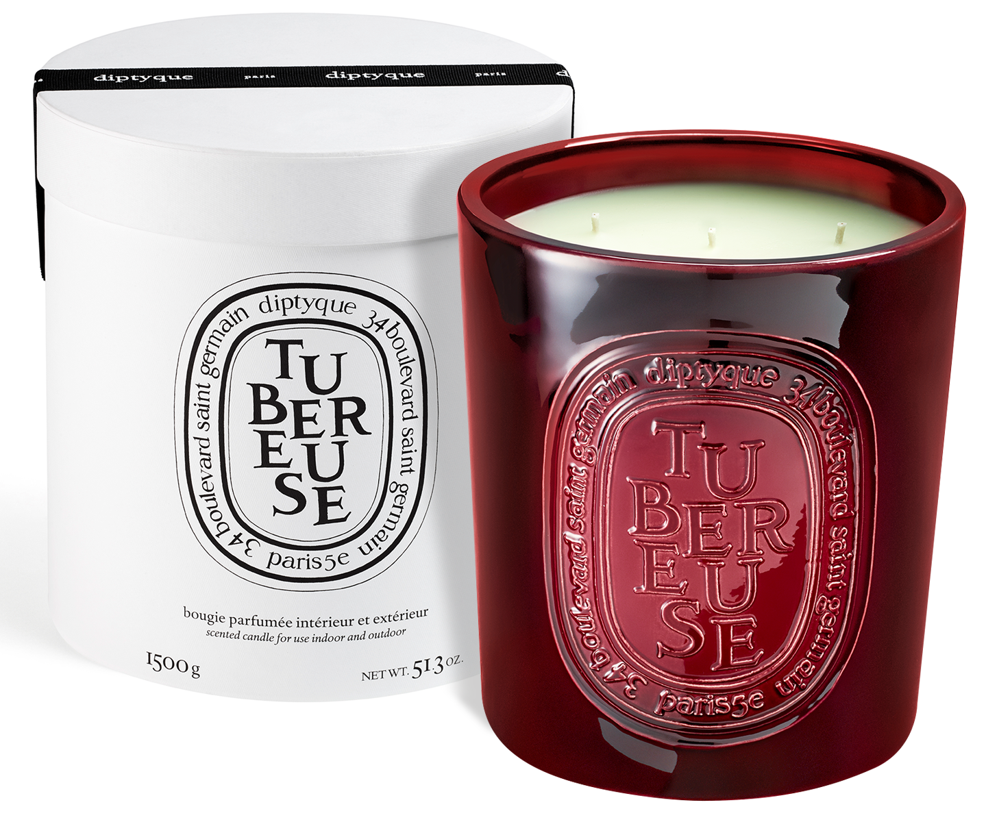 Tubéreuse - Bougie très grand modèle