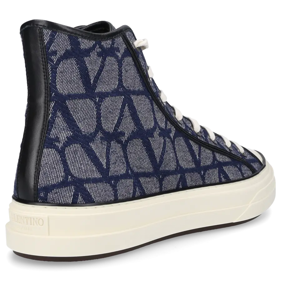 Valentino Garavani - Stiefeletten TOTALOOP Textil - blau