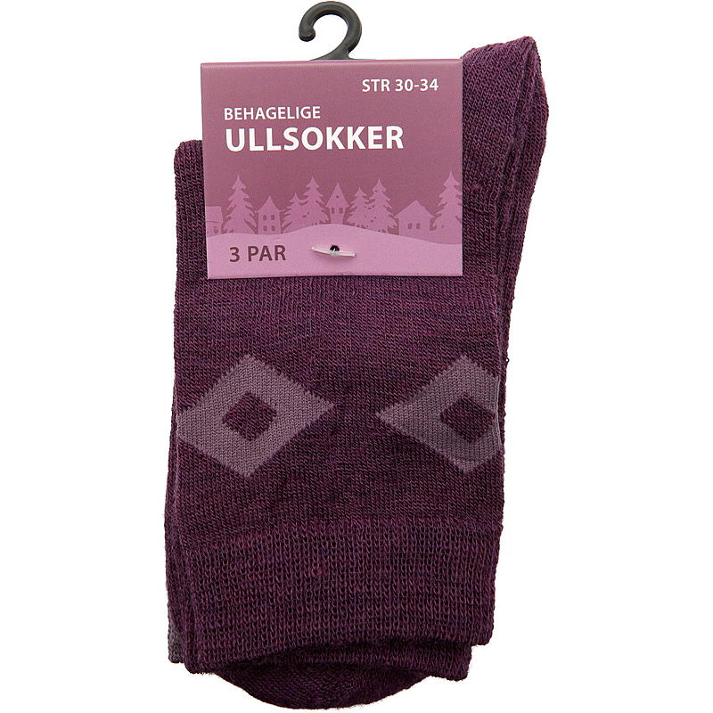 Ullsokk 3-Ppk str 25/29-35/39 lilla