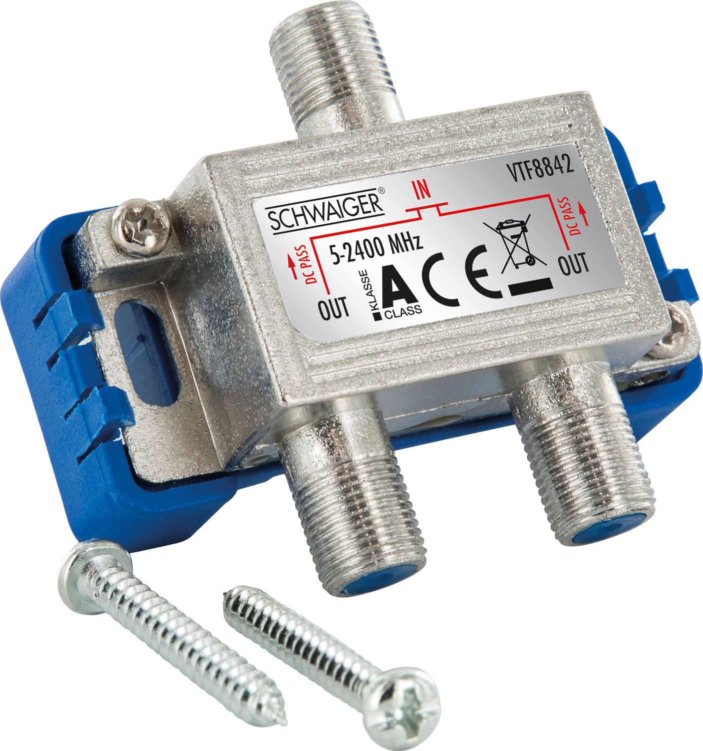 Schwaiger VTF8842 2-fach 5 dB kabelverteiler