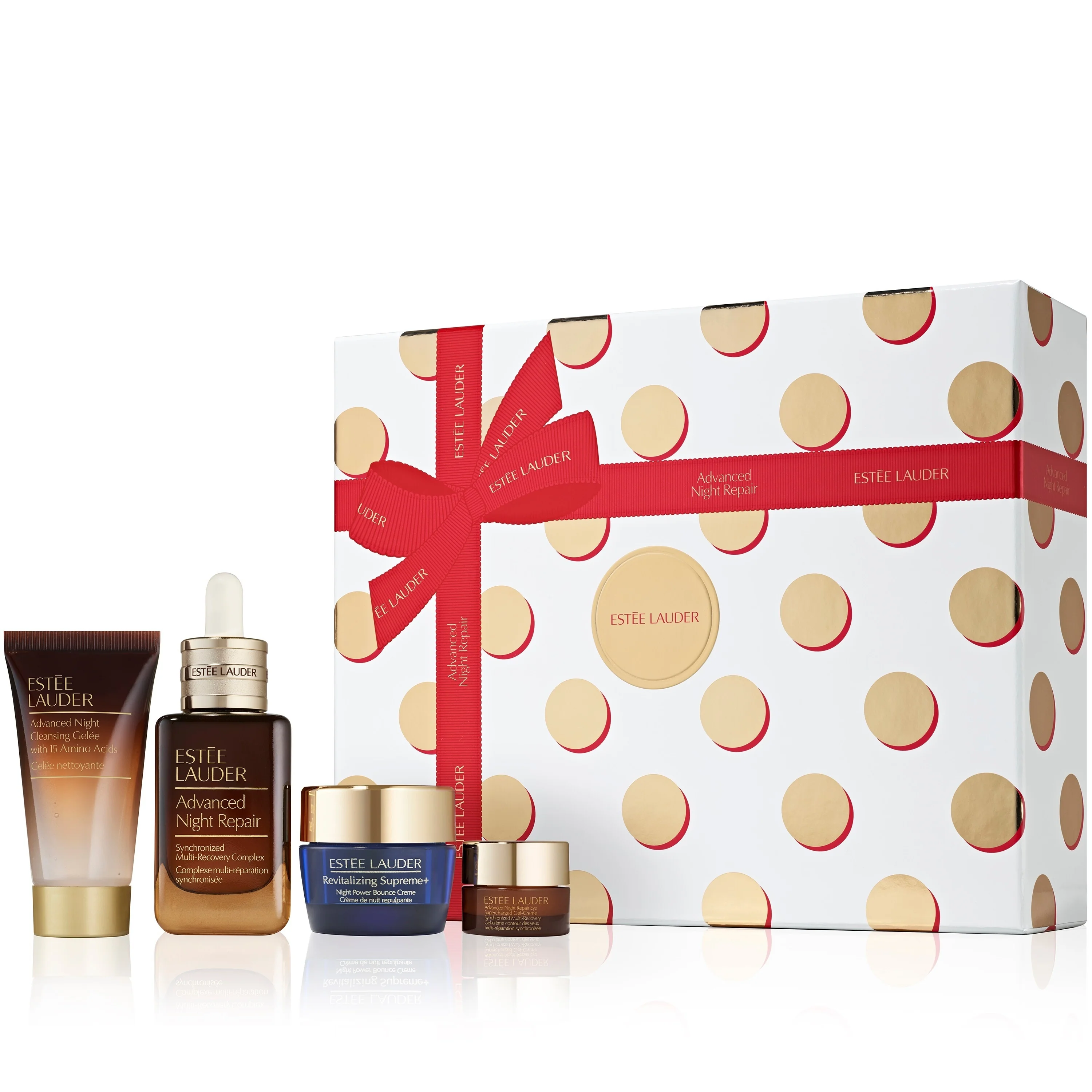Napredni nočni obnovitveni SET Napredni nočni obnovitveni KOŽNI SERUM Božič 2025 - Set proti gubam, Serum proti gubam za obraz