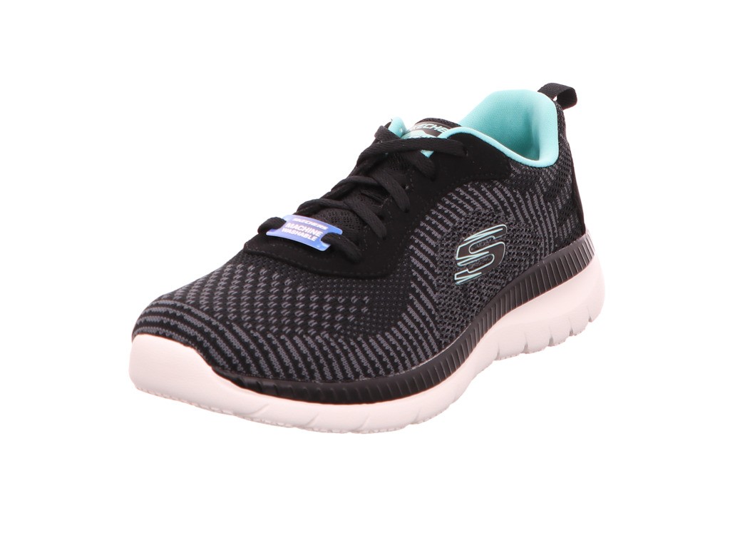 SKECHERS Freizeit Schnürer schwarz BOUNTIFUL - PURIST