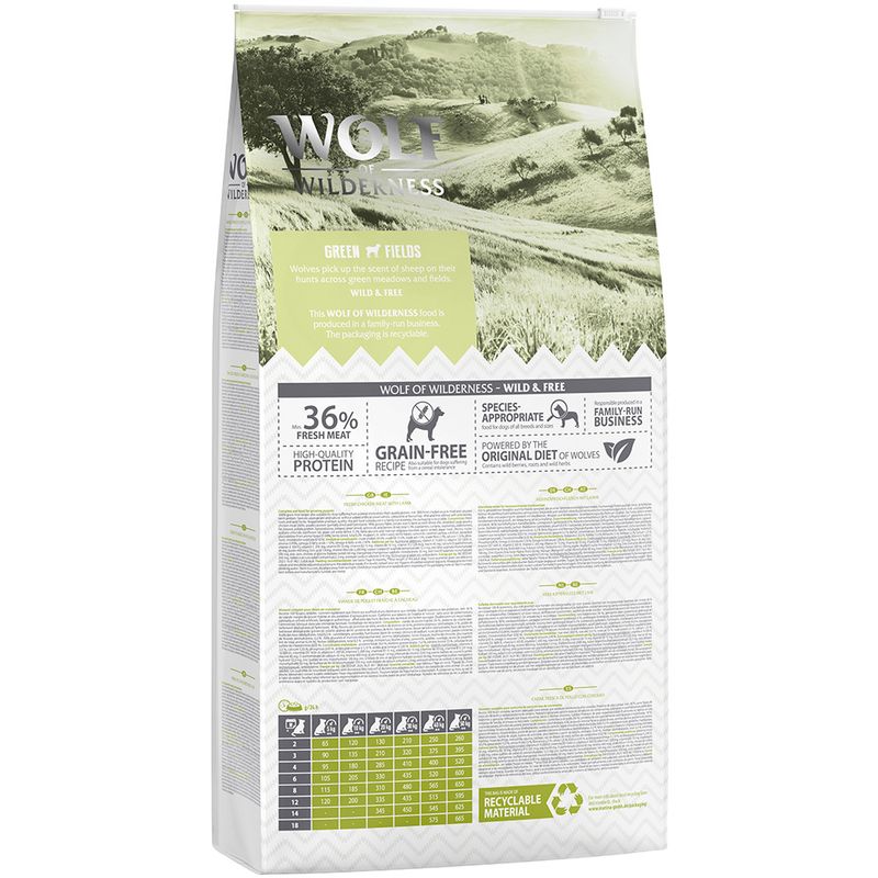 Wolf of Wilderness Junior - 'Green Fields' - Lamm