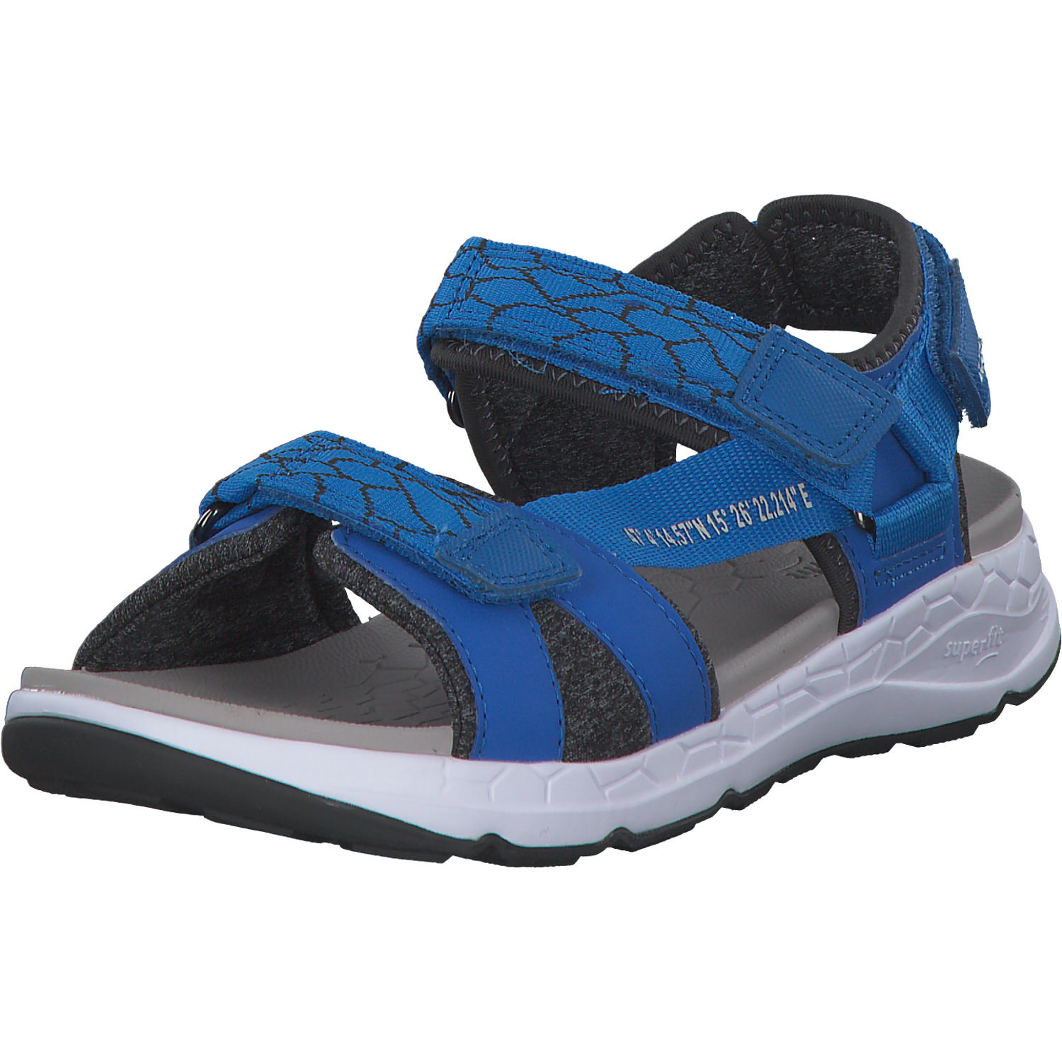 Superfit 00580, Sandalen (Kinder), Kinder, Blau/grau