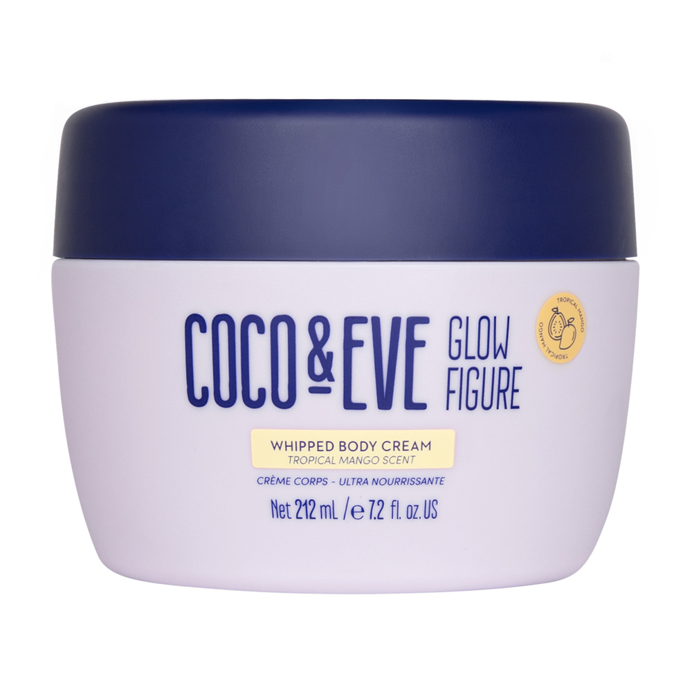 coco & eve Glow Figure Whipped Body Cream - Lychee& Dragon Fruit Crème pour le corps