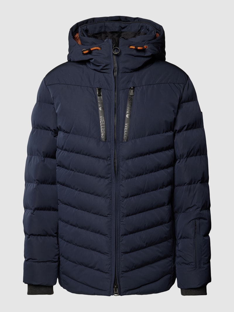 Funktionsjacke mit Zweiwege-Reißverschluss Modell 'CARMENERE' in marineblau