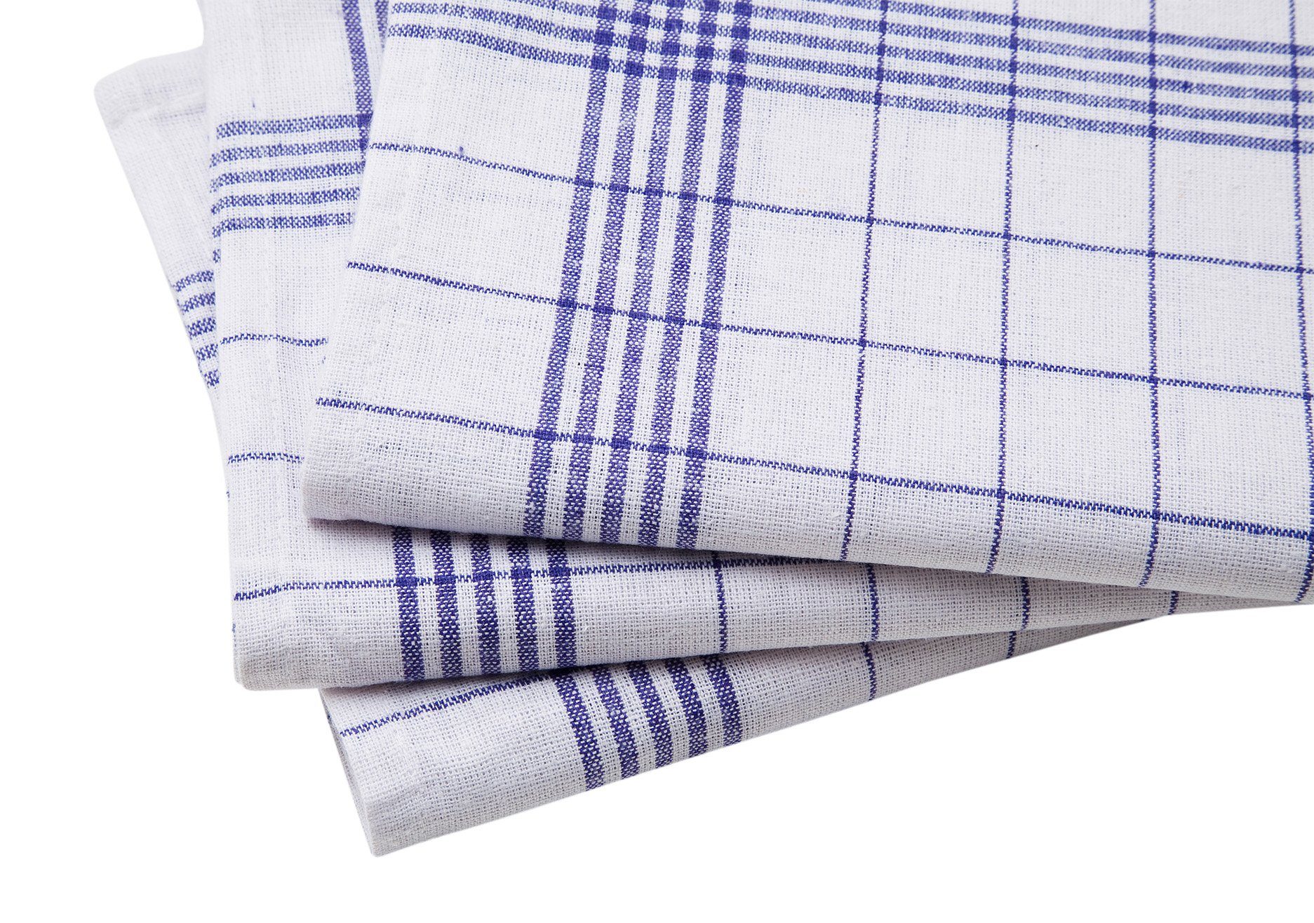 Hometex Premium Textiles Geschirrtuch Trockentuch, Allzweck-Tücher kariert 50x70 cm aus 100% Baumwolle, Premium-Qualität - Vielfältig einsetzbares 10er Set