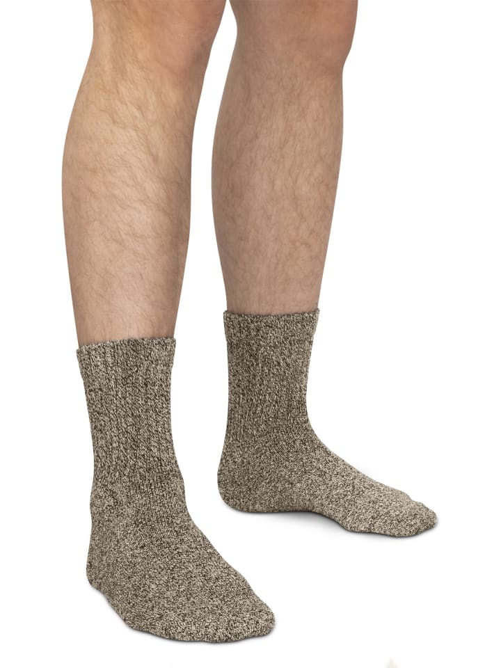 normani 5 Paar Arbeits- und Sportsocken Extrem in Braun sortiert günstig kaufen
