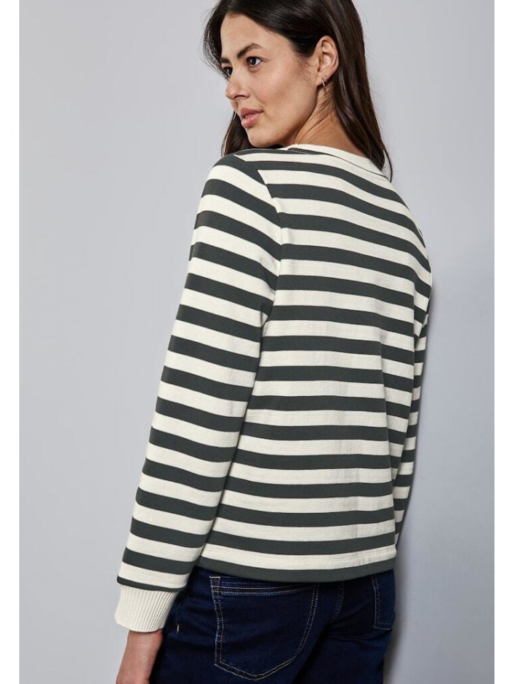 Street One Sweatshirt in marshy green günstig kaufen