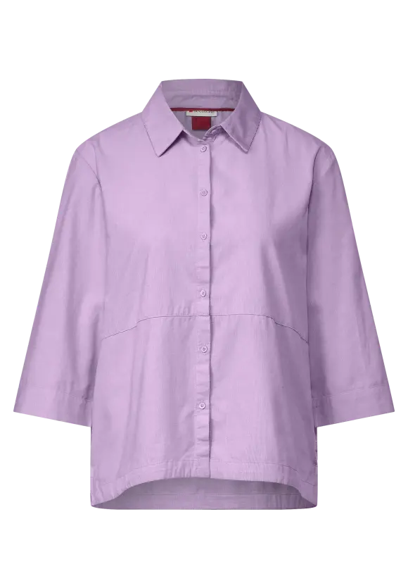 Street One Cordbluse mit Knopfleiste