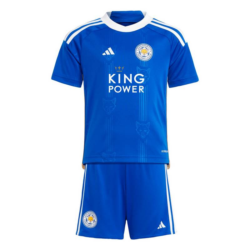 adidas Leicester City 23/24 Mini-Heimausrüstung Trikot Kinder