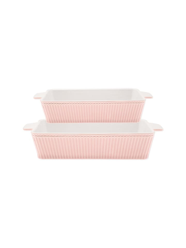 Greengate Auflaufform Alice rechteckig 2er Set in pale pink günstig kaufen onesize