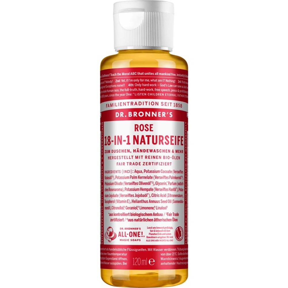 dr. bronners Rose 18-in-1 Natural Soap Gel douche