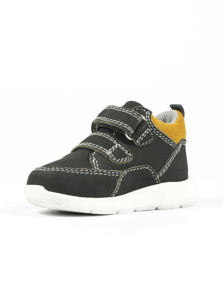 Richter Shoes Leder-Sneakers in Khaki günstig kaufen