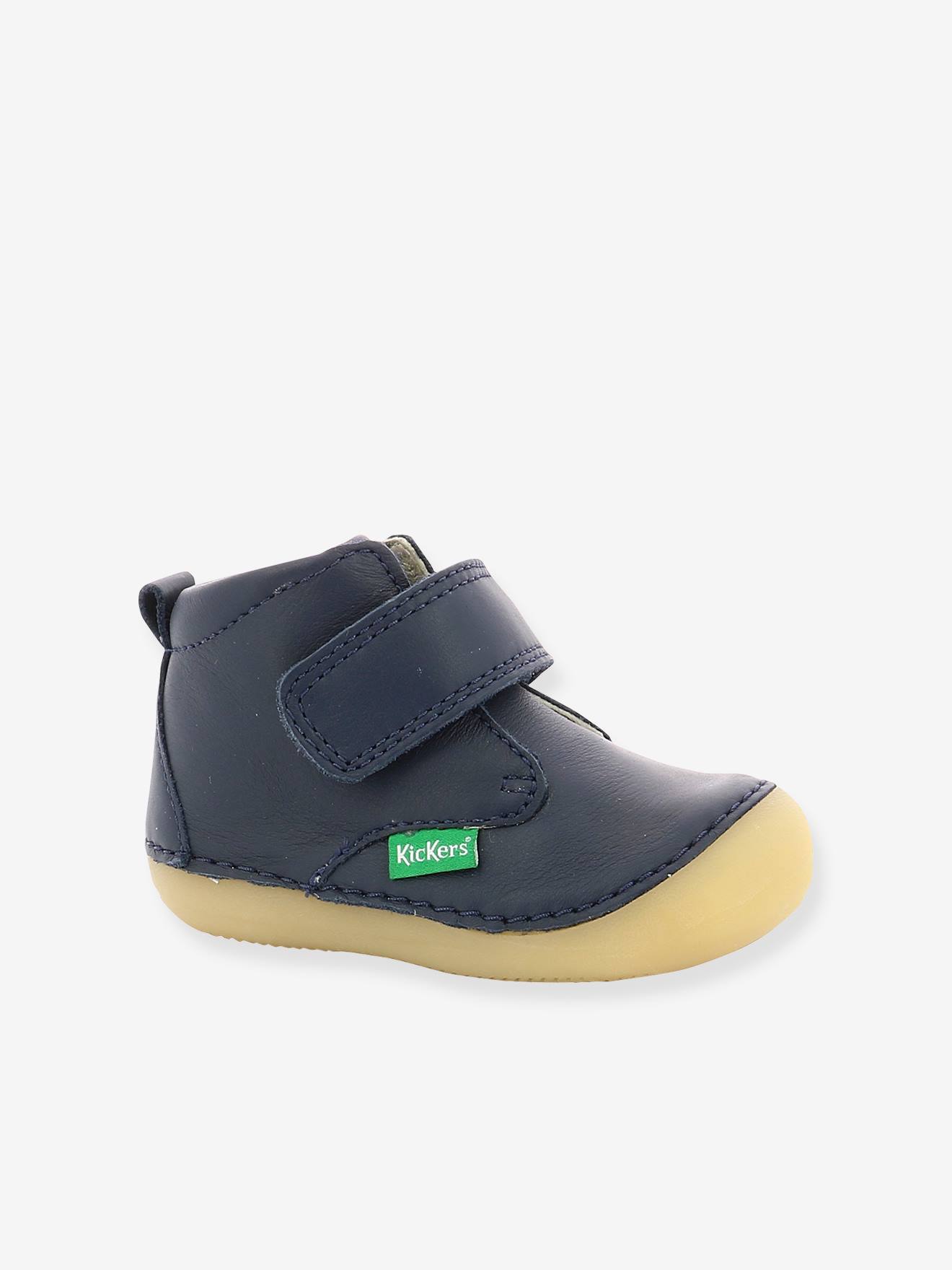 Bottillons cuir bébé garçon Sabio KICKERS® 1ers pas camel
