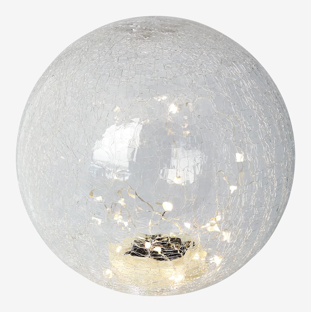 Lampe solaire HAVVALE HAVVALE Ø20xH29cm transparente