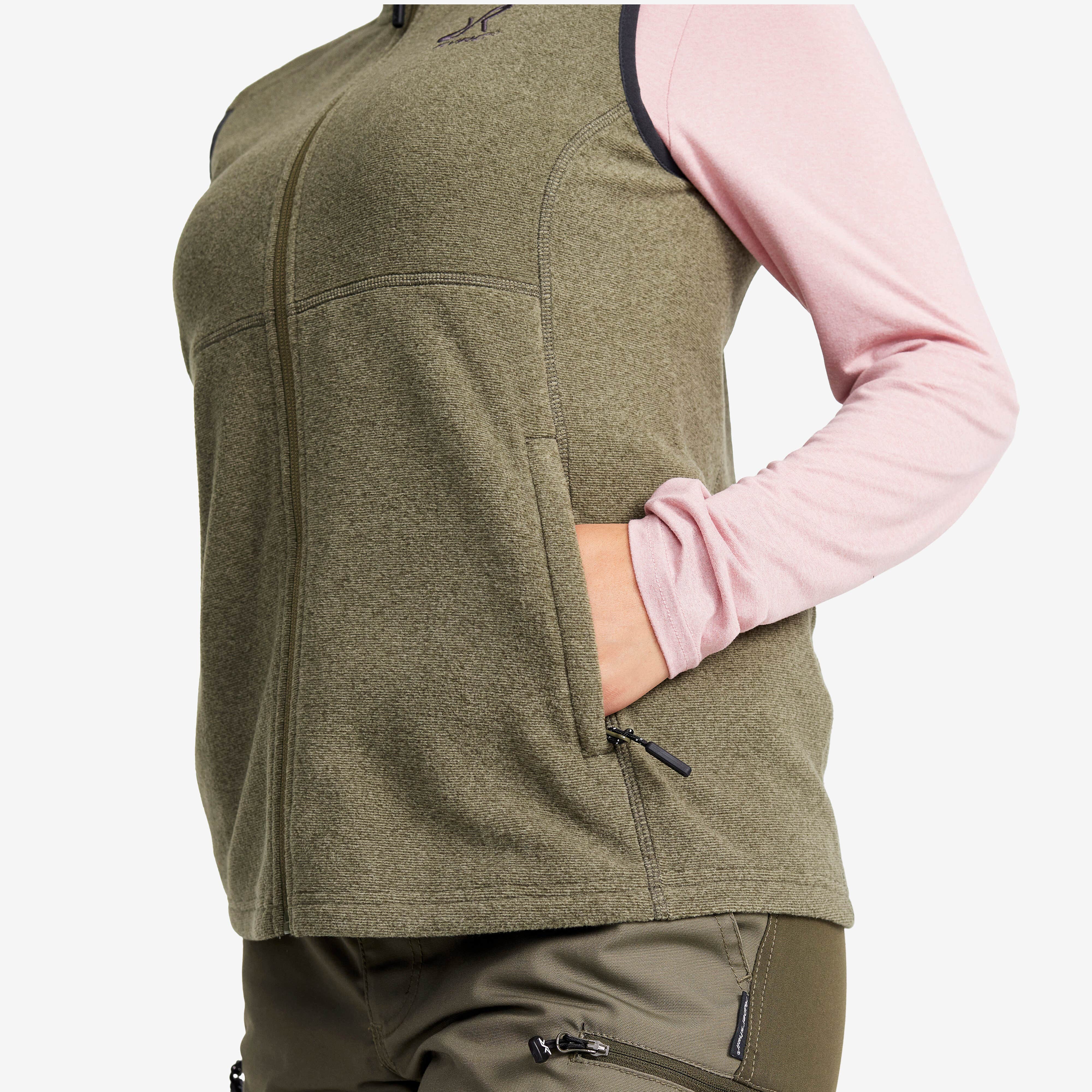 Essential Fleece Vest Femme Grape Leaf