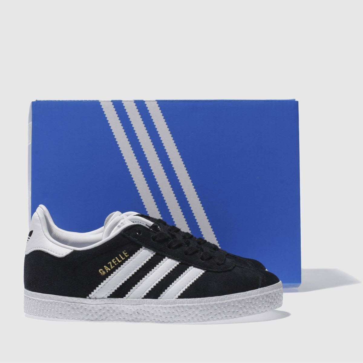 adidas fekete-fehér gazelle junior edzőcipők