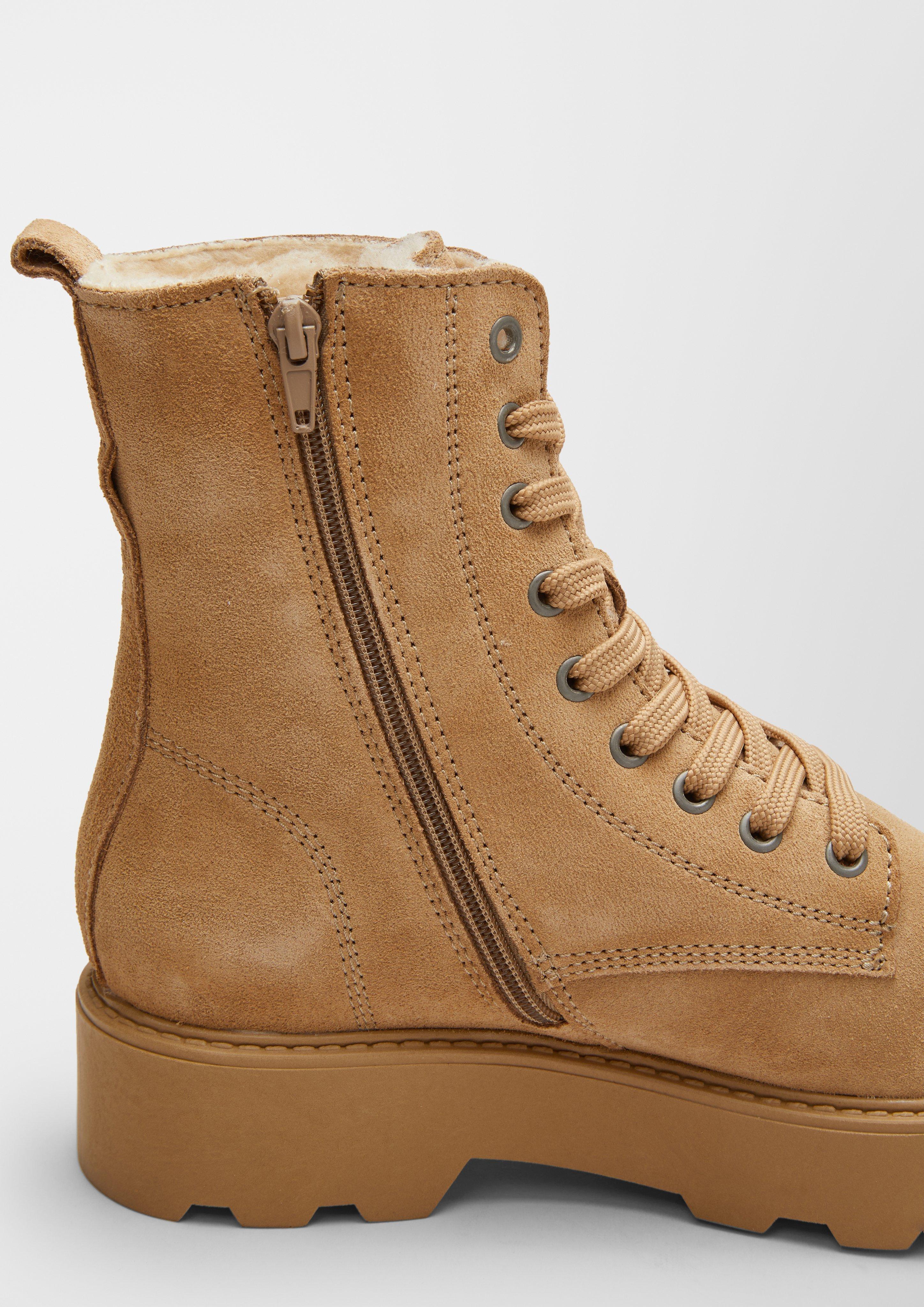 Lederstiefel mit Teddyfutter  6006656-355