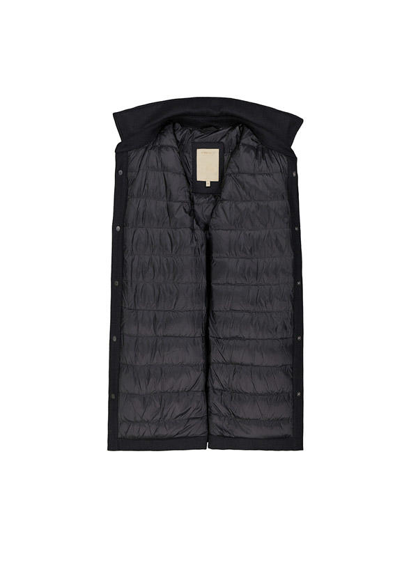 WOOLRICH, Overshirt Alaskan, Wolle, Daunen gefüttert, schwarz