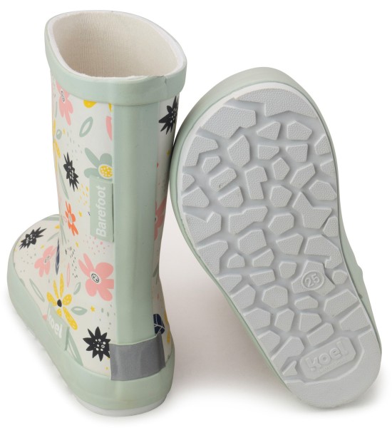 Koel ~ Gummistiefel ~ Blumen Weiß