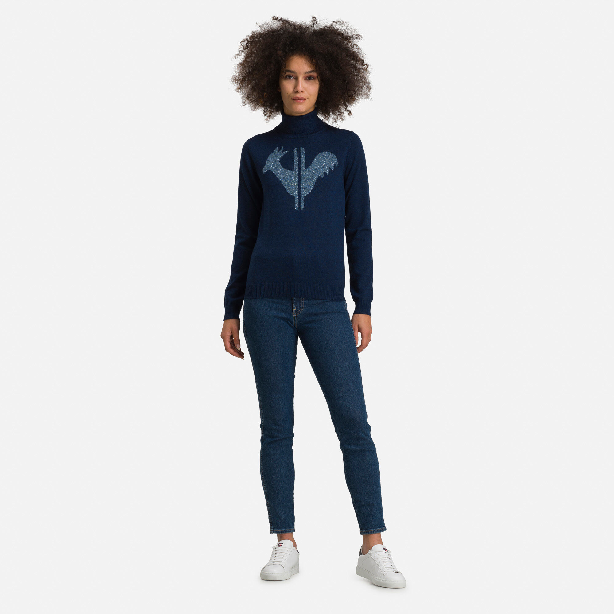 Pull à col roulé Classique Femme