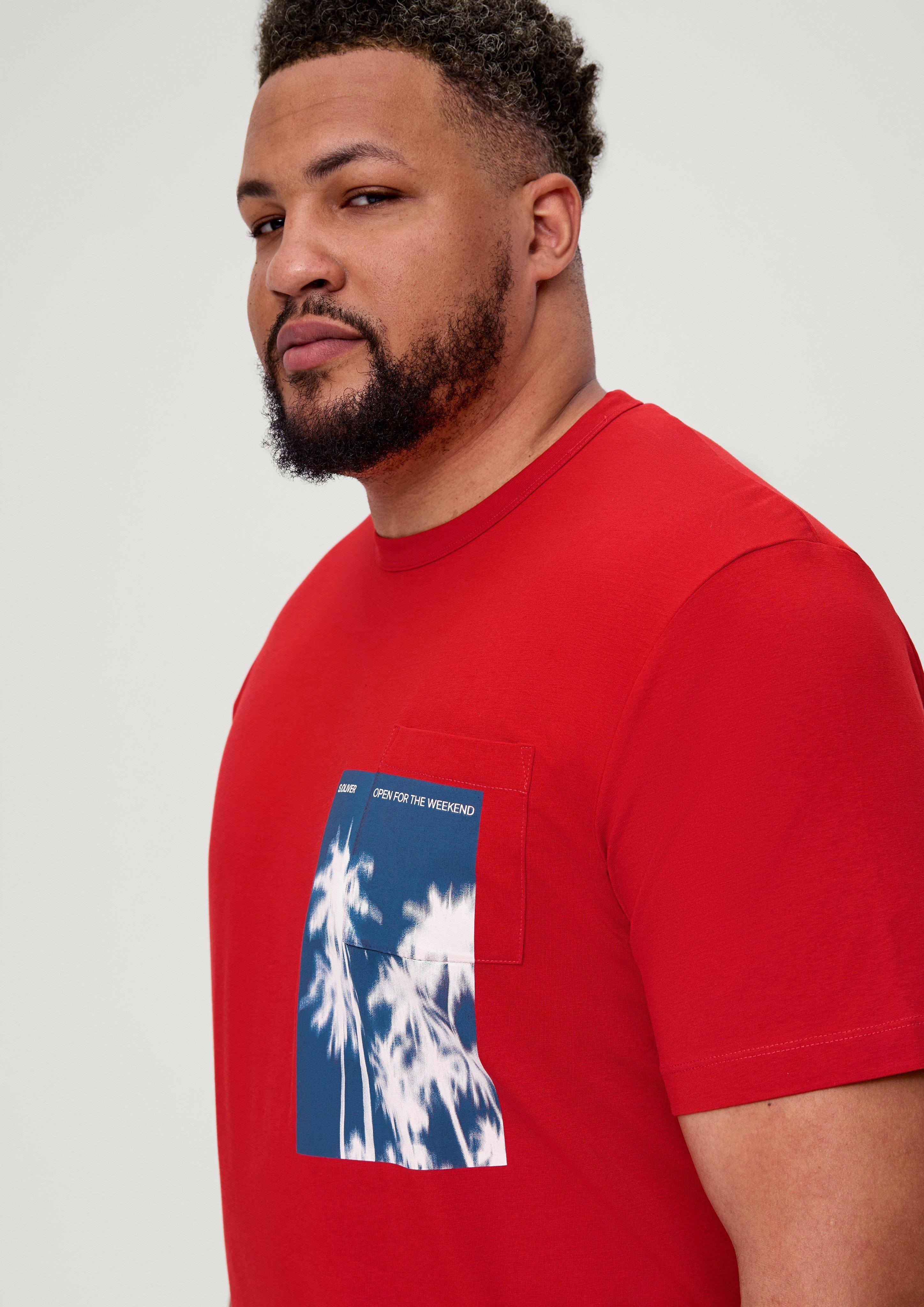 T-Shirt aus Baumwollstretch  2135661-30D1