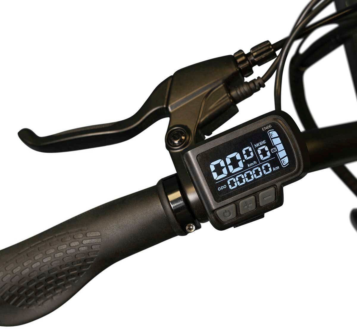 Jeep E-Bikes E-Bike TLR 7011, 7 Gang, Kettenschaltung, Heckmotor, (mit Akku-Ladegerät)